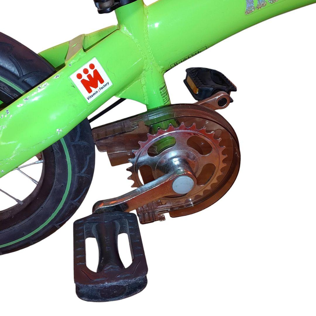 へんしんバイク　キッズバイク　子供用自転車　キックバイク　12インチ　グリーン