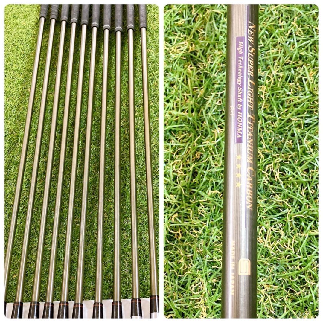 HONMA LB-606 4S ホンマ メンズアイアン 10本 金七宝 星4