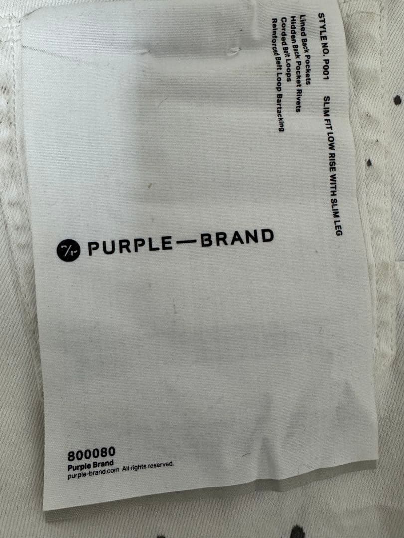 purple brand 28 公式購入書あり