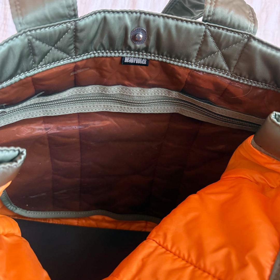 美品☆PORTER ポーター タンカー トートバッグ ナイロン 廃盤品 セージL
