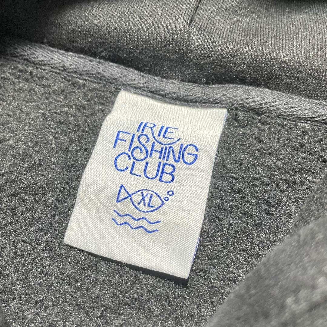 美品 IRIE FISHING CLUB ジップ パーカー スウェット ブラック