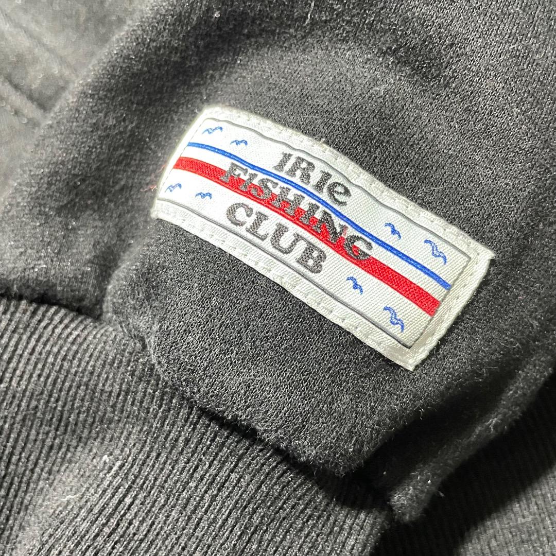 美品 IRIE FISHING CLUB ジップ パーカー スウェット ブラック