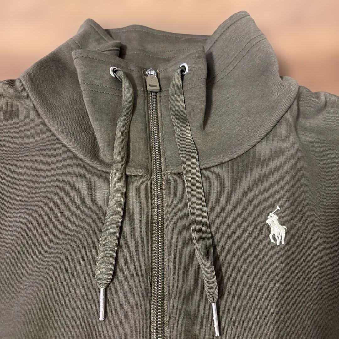 即購入◎Polo Ralph Lauren カーキハーフジップトレーナー　M