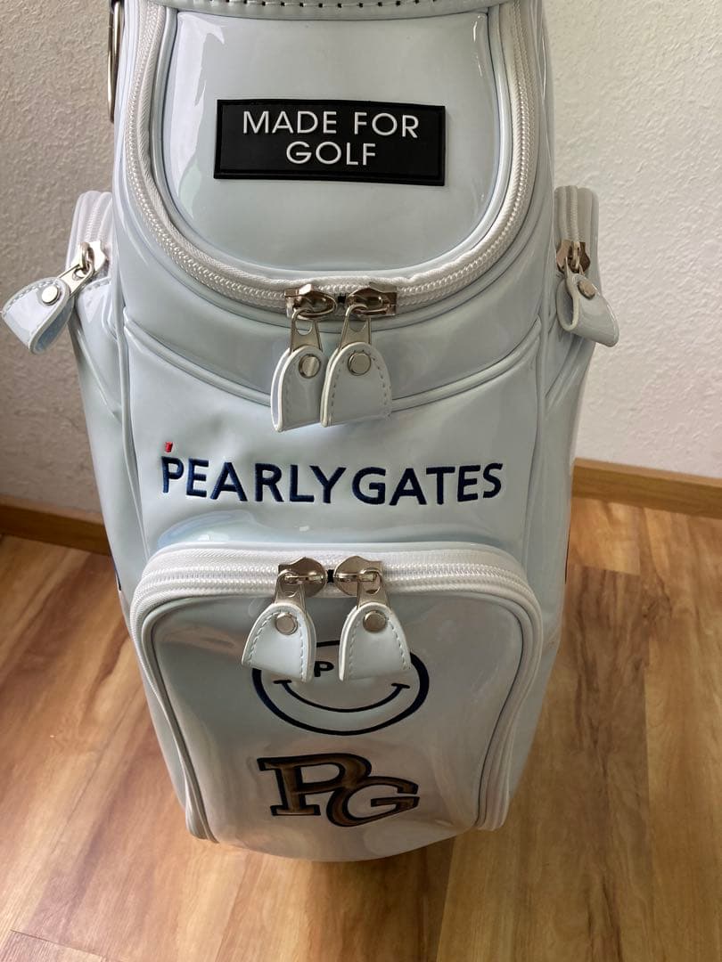 PEARLY GATES キャディバッグ ホワイト ゴルフバッグ