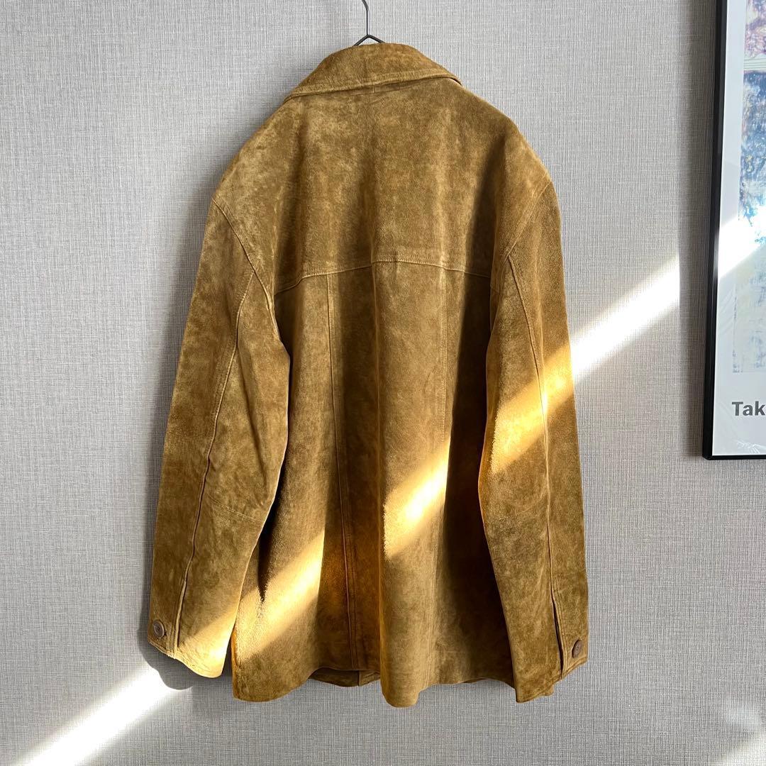 vintage St.John's Bay スウェードジャケット キャメル 古着
