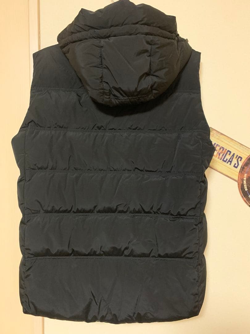 【正規品】PRADA ダウンベスト フード付き ブラック