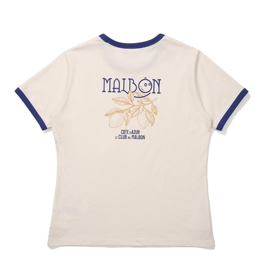 マルボンゴルフ Tシャツ レディース シャツ Malbon Golf 半袖 L