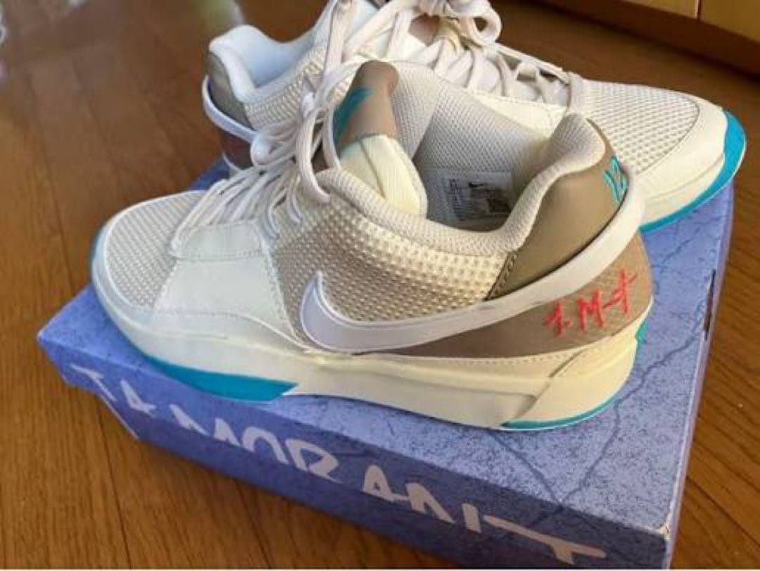 Nike バスケットボールシューズ サイズ12 ホワイト/ターコイズ ja1