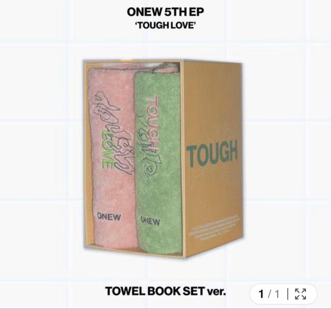 ONEW 5th EP 'TOUGH LOVE' タオルブックセット