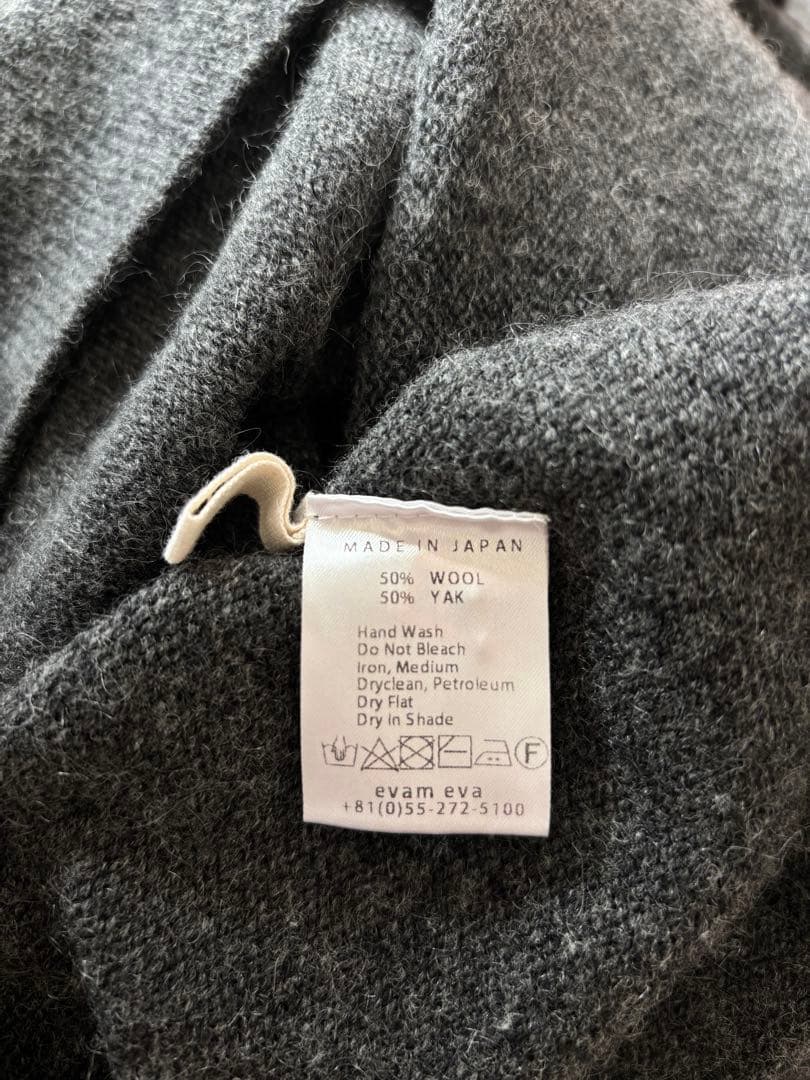 ジャケット・アウター evam eva yak wool poncho
