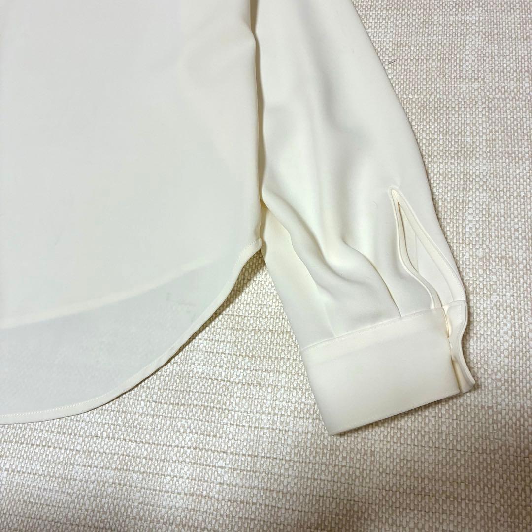 SOEJU ソージュ サテン バック リボン ロングスリーブ ブラウス Mサイズ