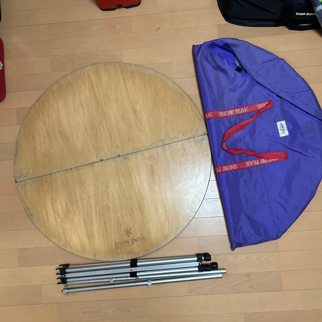 【廃盤品】 peak ローテーブル ラウンド スノーピーク