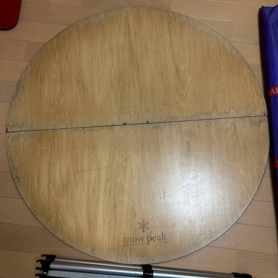 【廃盤品】 peak ローテーブル ラウンド スノーピーク