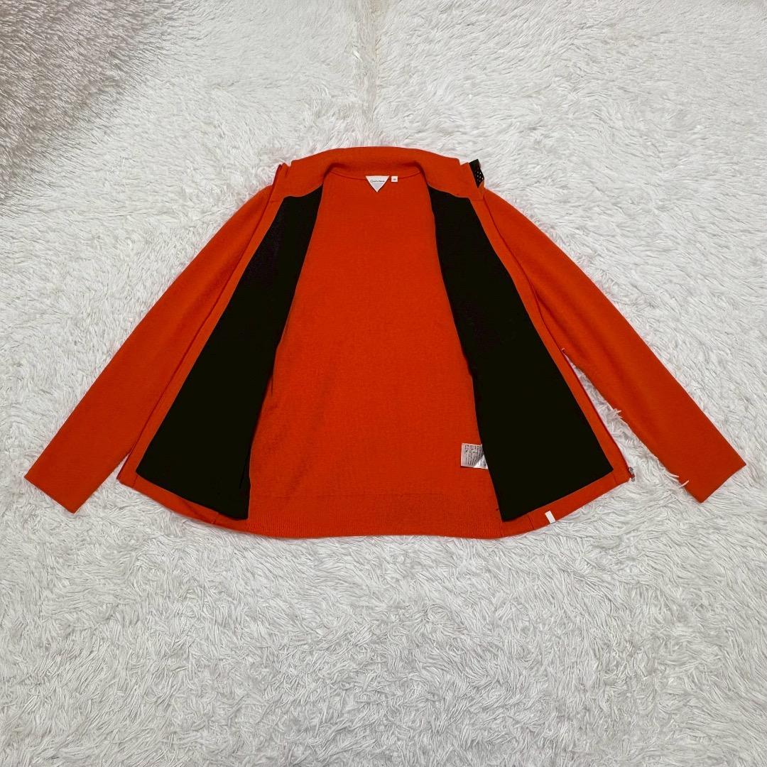 ◎極美品 テーラーメイド ゴルフウェア メンズ ジップアップ ニット オレンジM