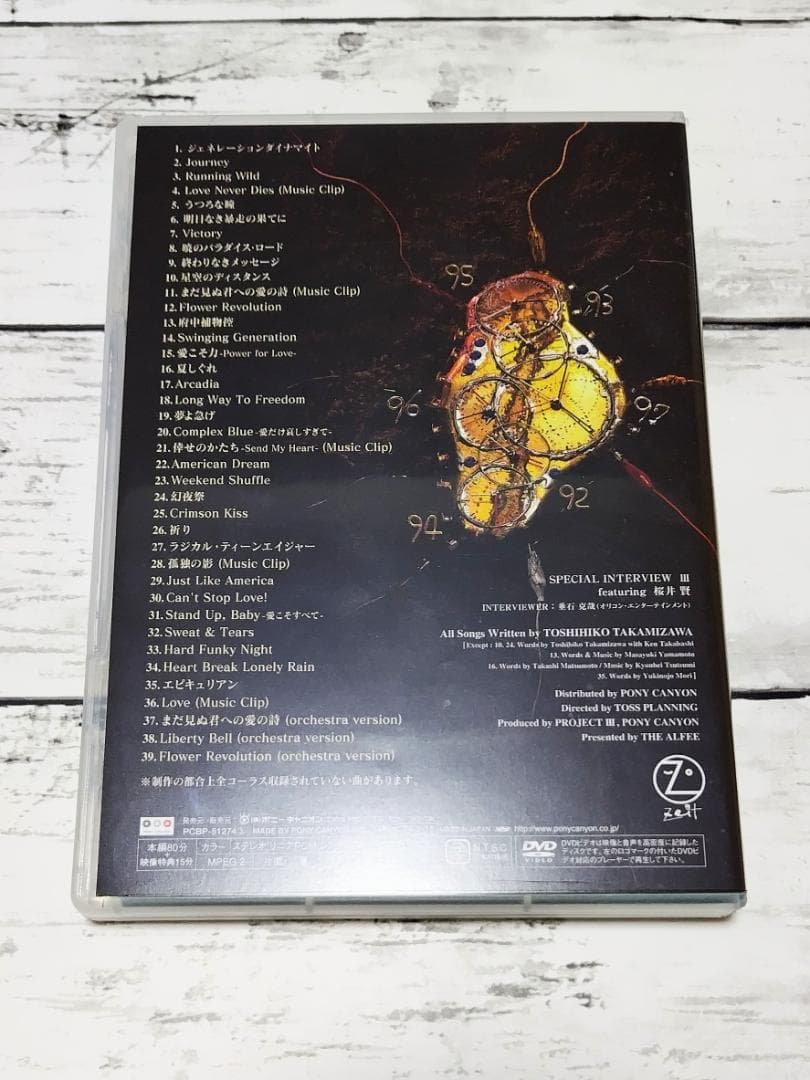 【DVD】THE ALFEE HISTORY I〜III DVDBOX