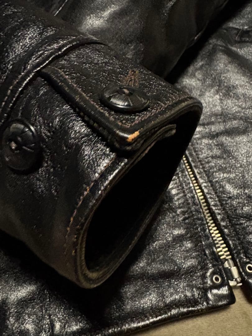 ジャケット・アウター Joe McCoy 30s Leather Sports Jacket 38