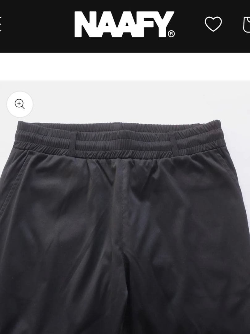 NAAFY PISTE/JOGGER PANTセット　L ブラック