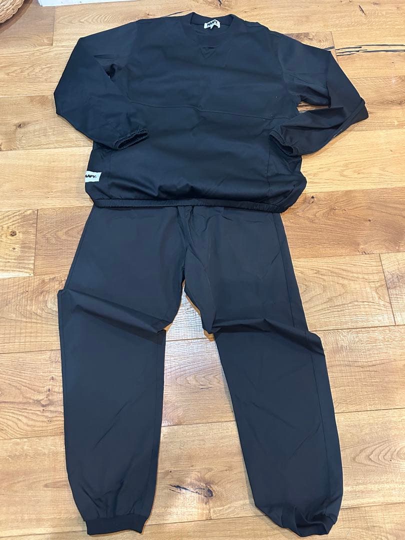 NAAFY PISTE/JOGGER PANTセット　L ブラック