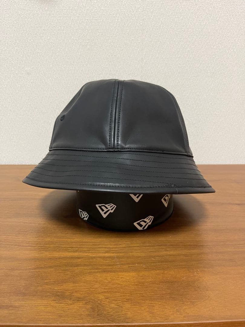 Y-3 ヨウジヤマモトリバーシブルレザー バケットハット 黒　希少