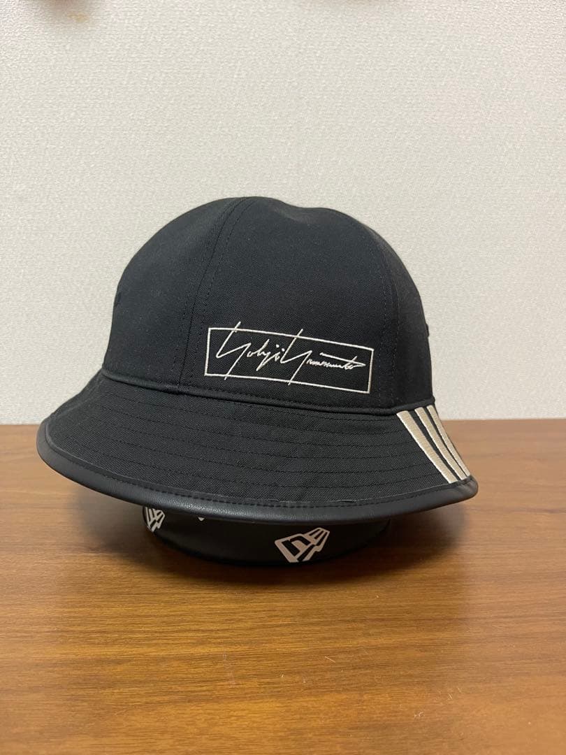 Y-3 ヨウジヤマモトリバーシブルレザー バケットハット 黒　希少