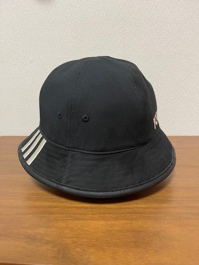 Y-3 ヨウジヤマモトリバーシブルレザー バケットハット 黒　希少