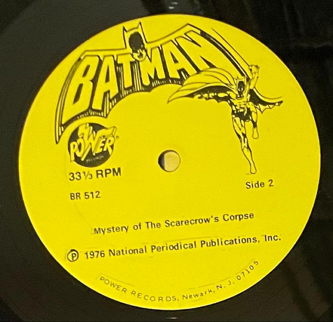 希少帯付き見開きブック&レコードセット　 バットマン　ピーターパンレコード