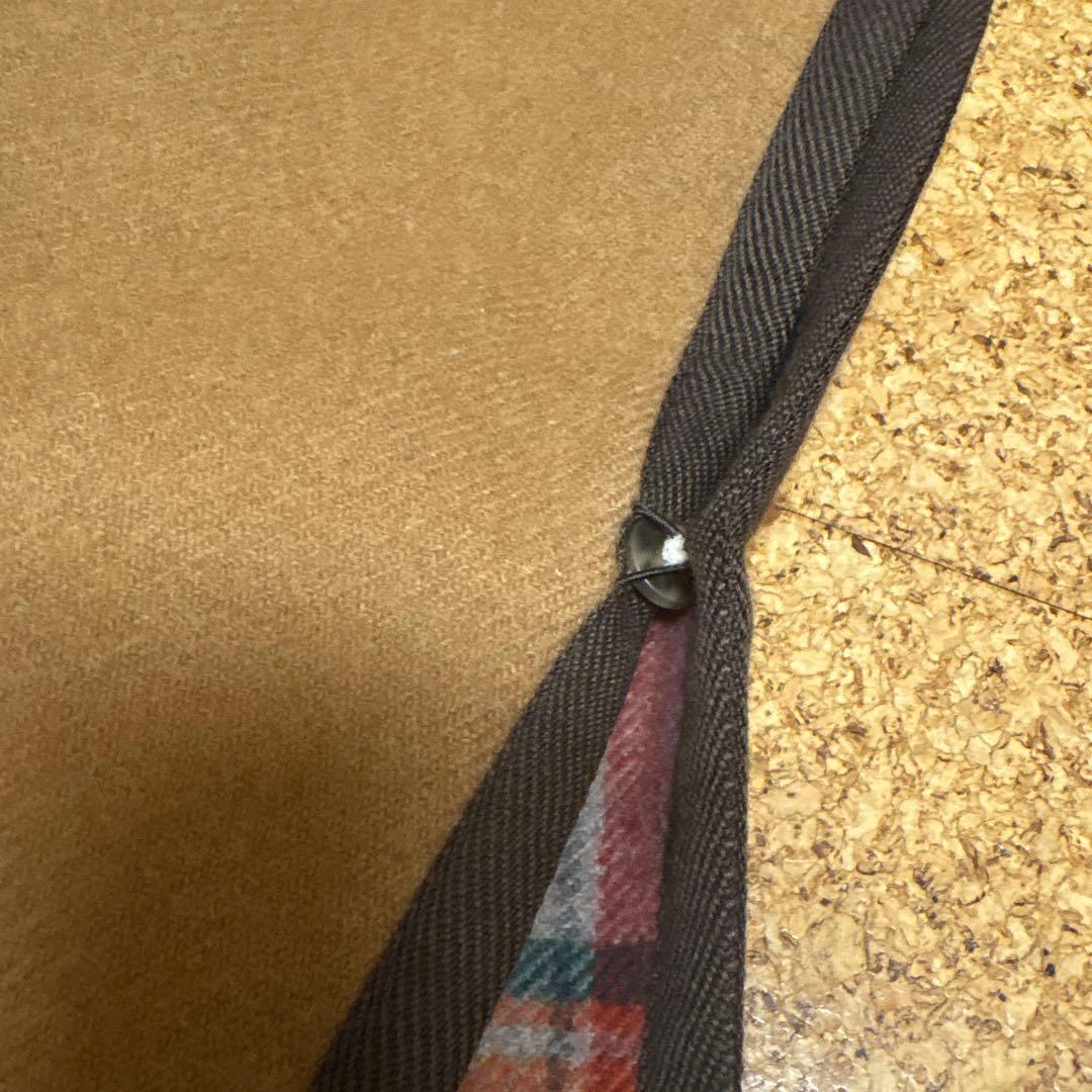 超美品 Weekend Max Mara リバーシブル ケープ コート チェック