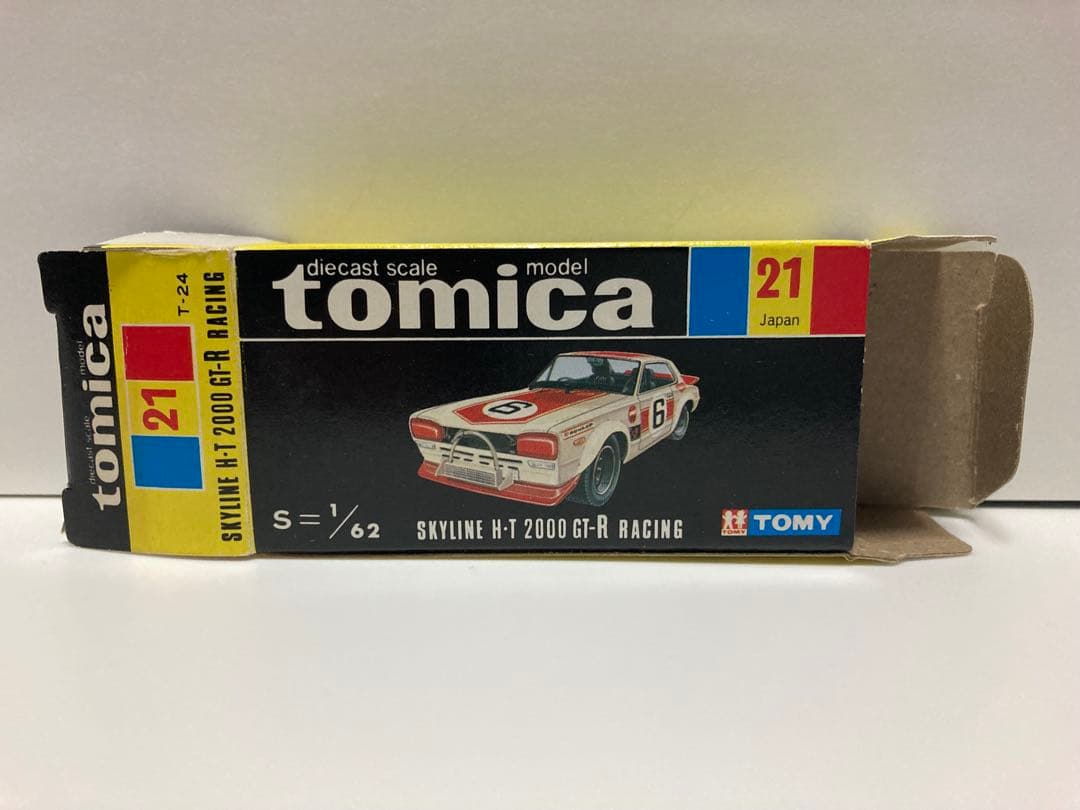 トミカ　日本製　ニッサンスカイラインレーシング 1Eホイール　黒箱