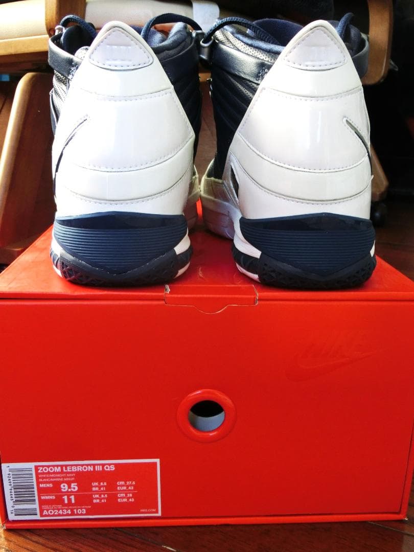 美品 NIKE ZOOM LEBRON Ⅲ QS ナイキ ズーム レブロン