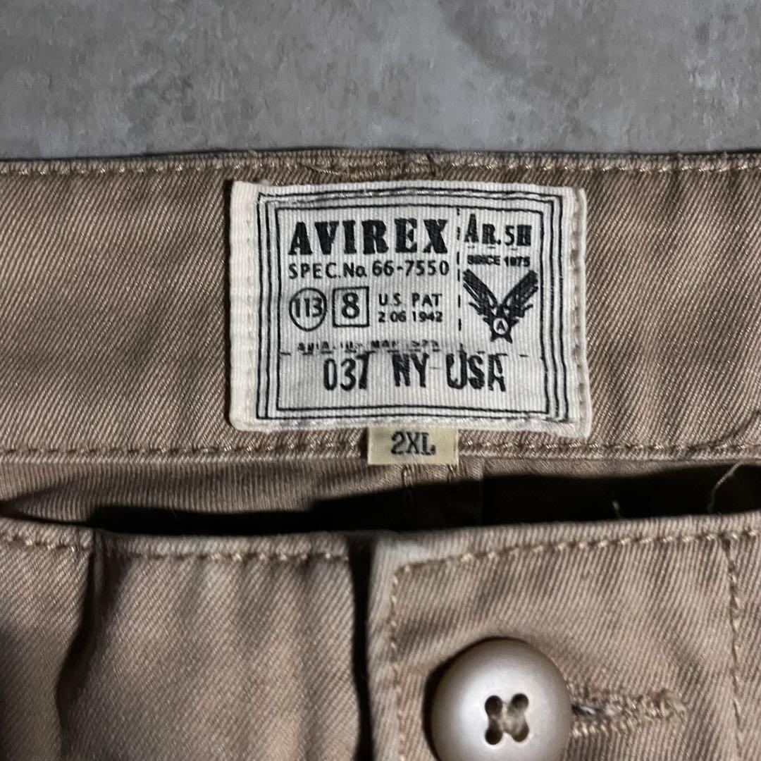 【AVIREX アヴィレックス】ミリタリー モンキーパンツ M-44 2XL