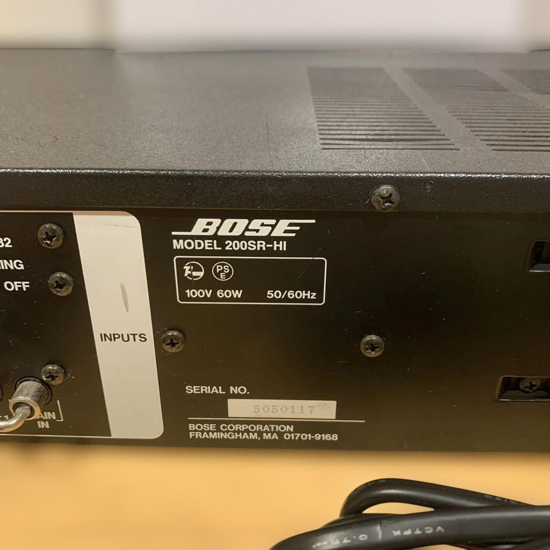 BOSE 200SR-HI ミキサーアンプ マイク入力2系統 外部入力3系統