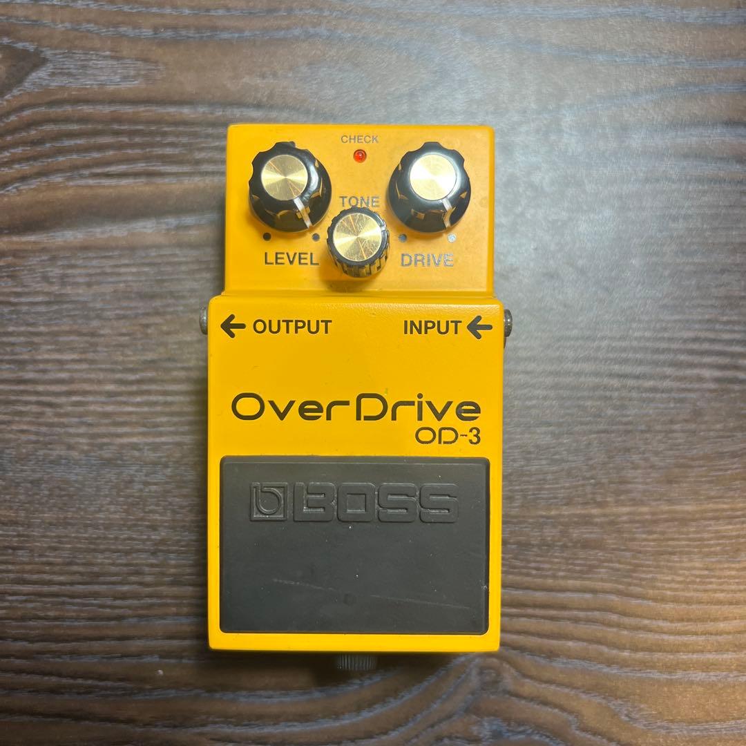 BOSS OverDrive OD-3 ギターエフェクター＋カナレパッチケーブル