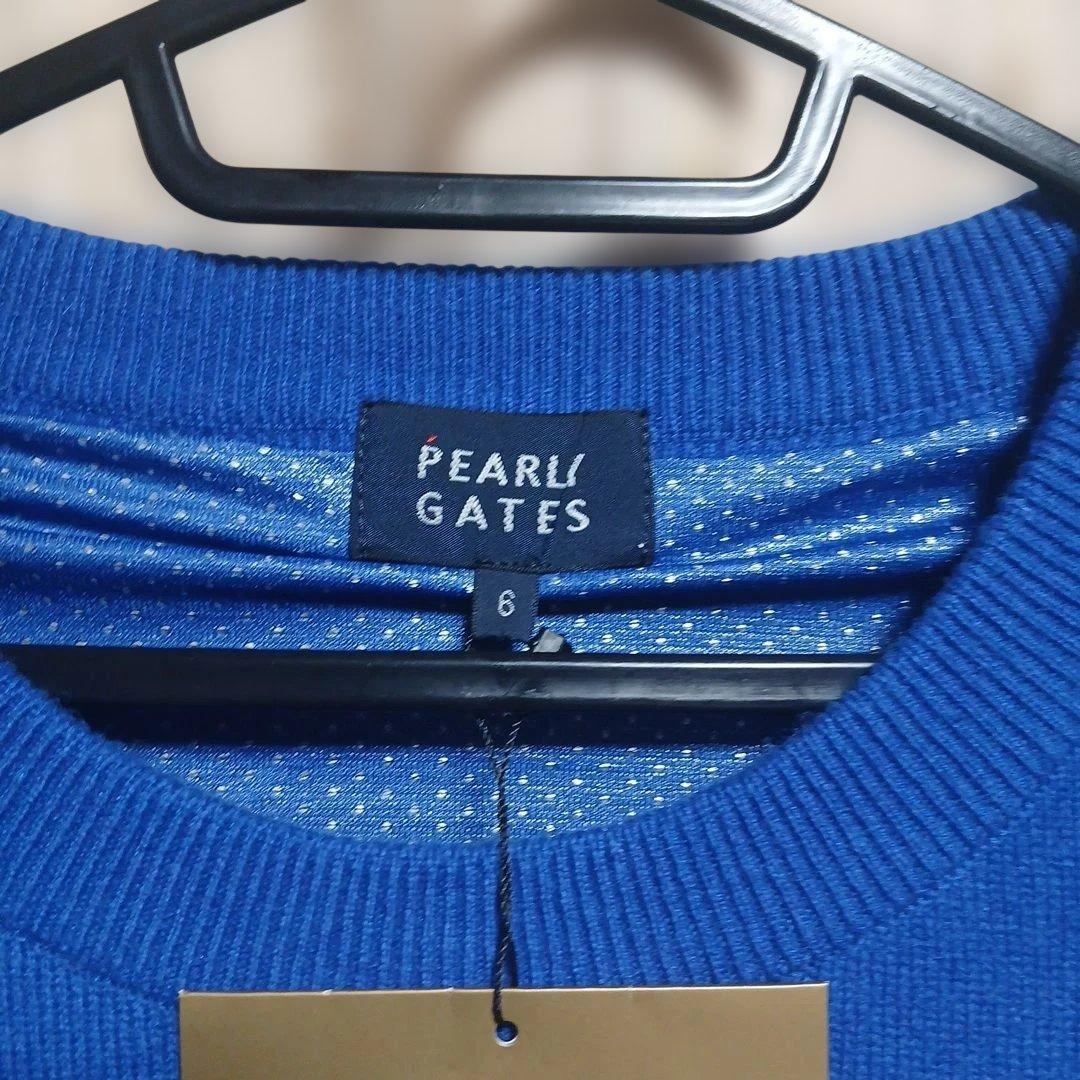 PEARLY GATES ロゴカシミアセーター 　サイズ6