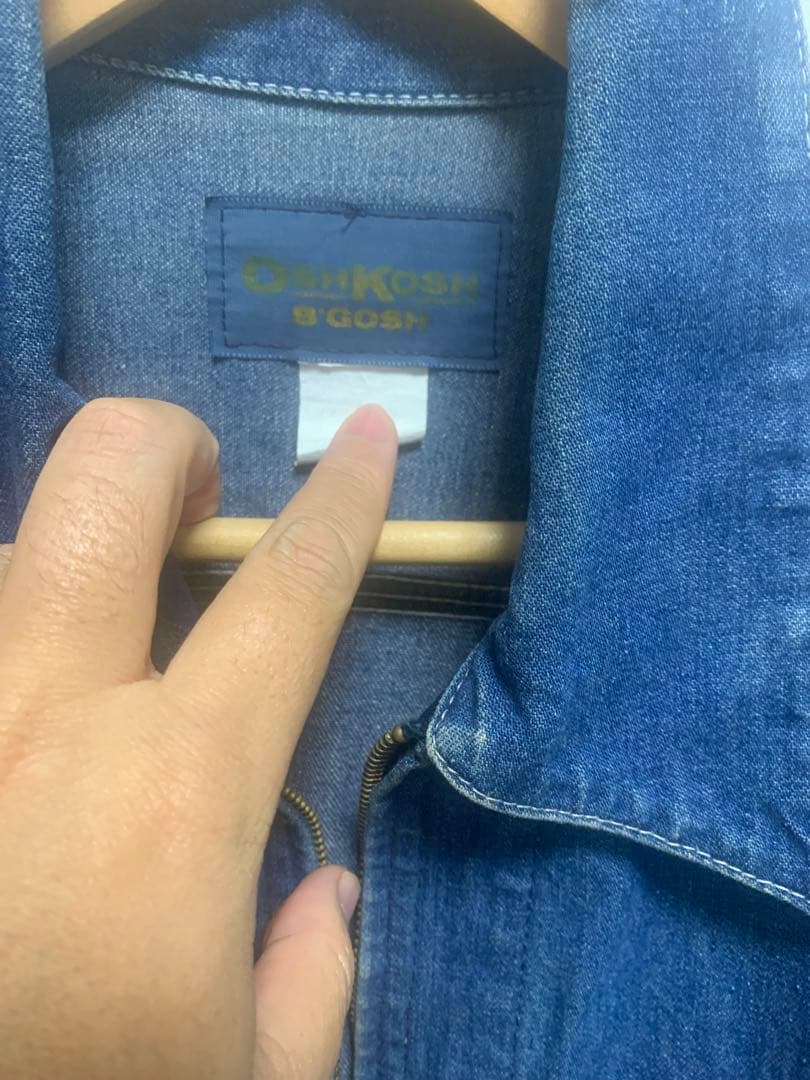 70〜80's OSHKOSH B'GOSH デニムジップJKT SIZE38