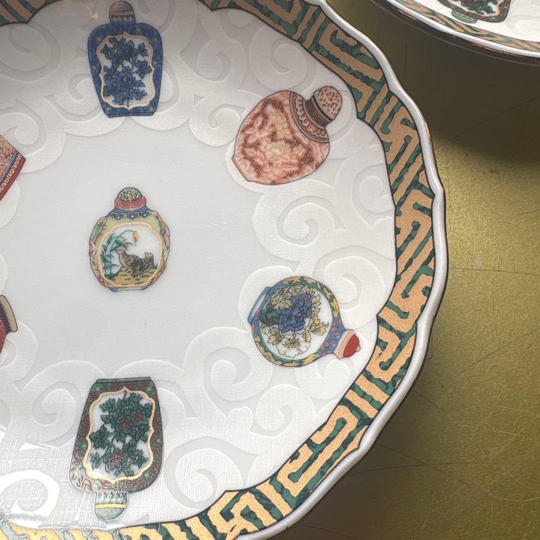 前畑陶器China Seas チャイナシ－ズ・小皿3つ②【中古】