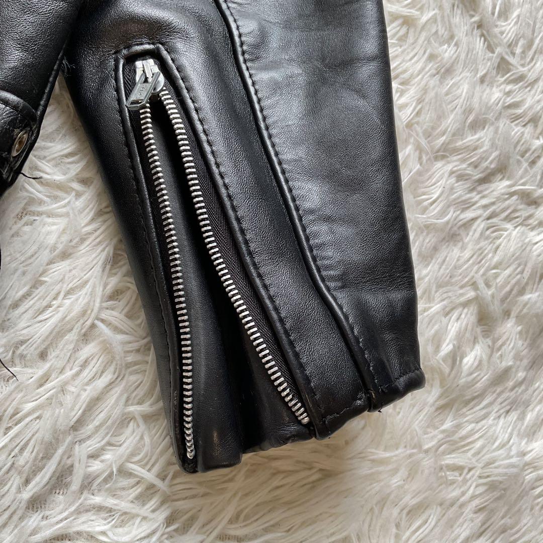 人気✨schott 641 レザージャケット　シングルライダース　本革　40 黒