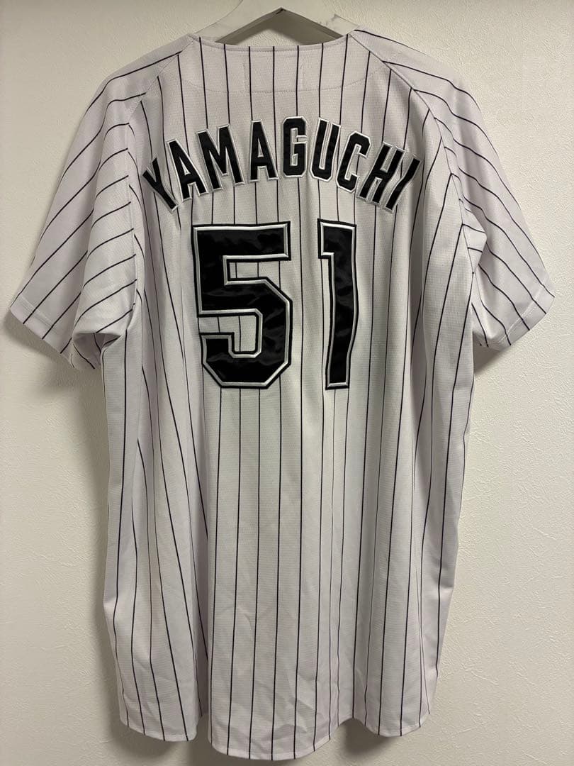 千葉ロッテマリーンズ 山口選手 ユニフォーム 51 Oサイズ
