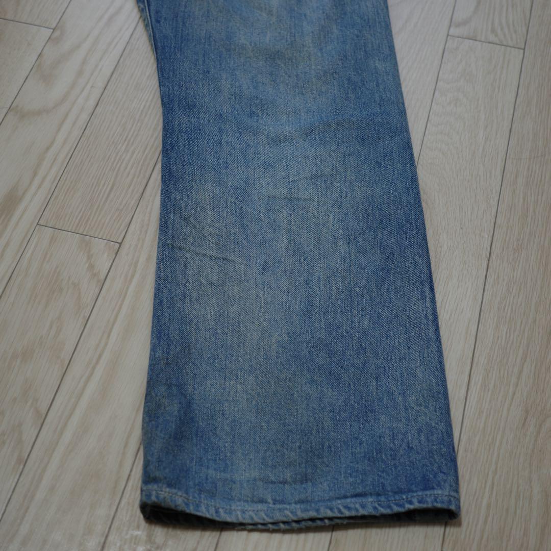 オーラリー/Selvedge Faded Light Denim Pants