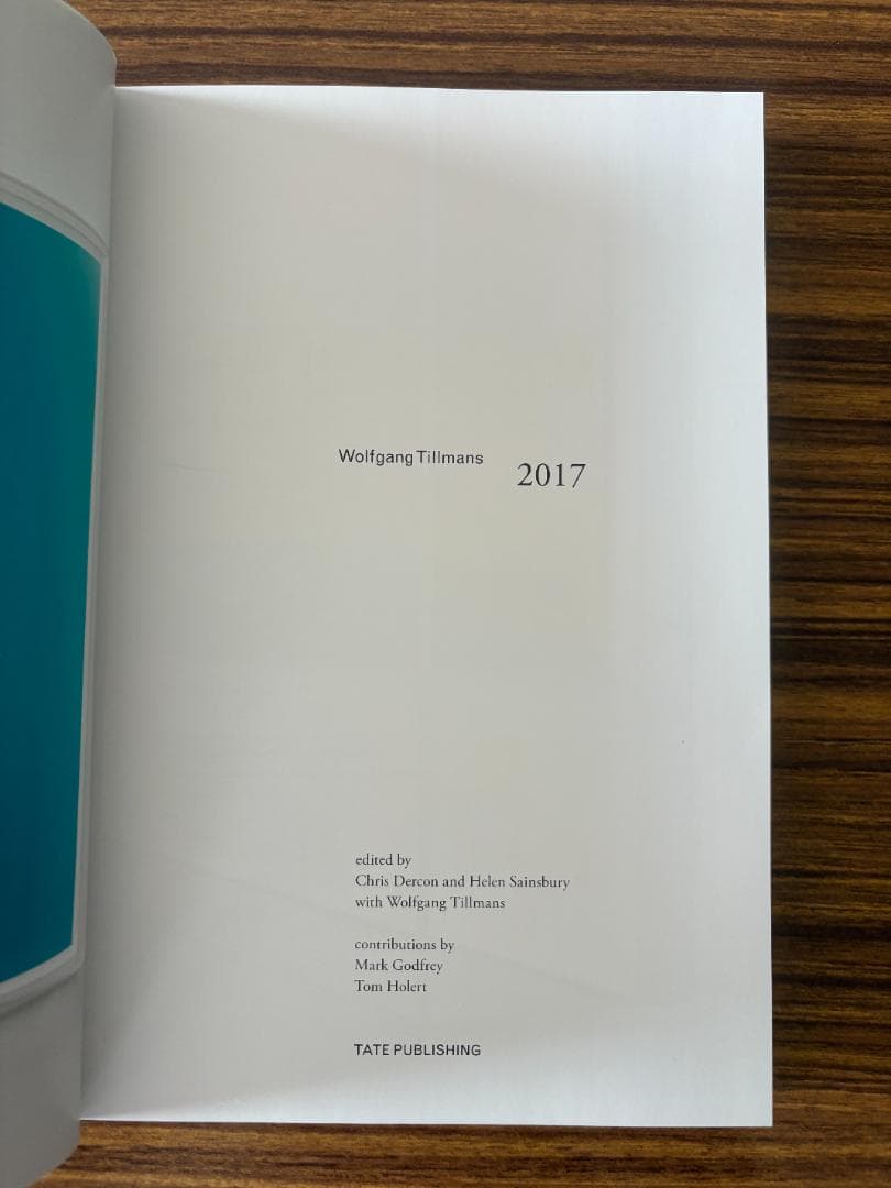 Wolfgang Tillmans 2017 作品集