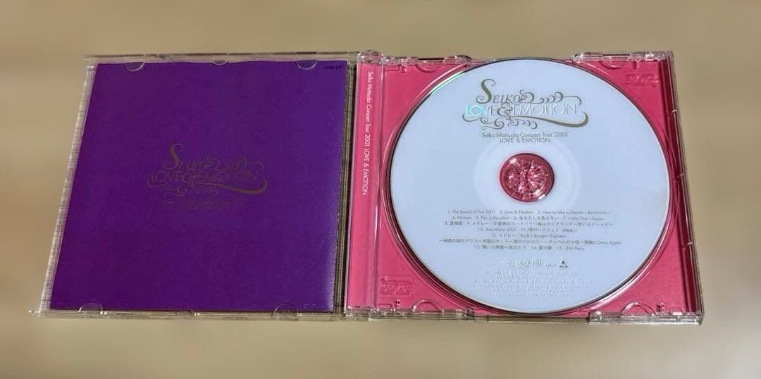 松田聖子/Concert Tour 2001「LOVE&EMOTION」DVD