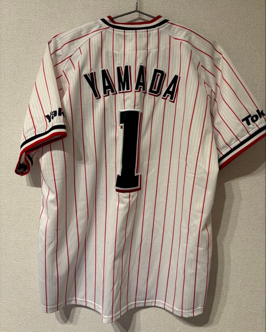 【つばコック】レプリカユニフォーム 山田哲人 刺繍ワッペン