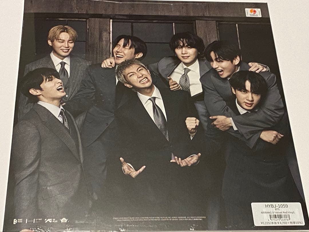 K-POP・アジア BTS ARIRANG vinyl LP V