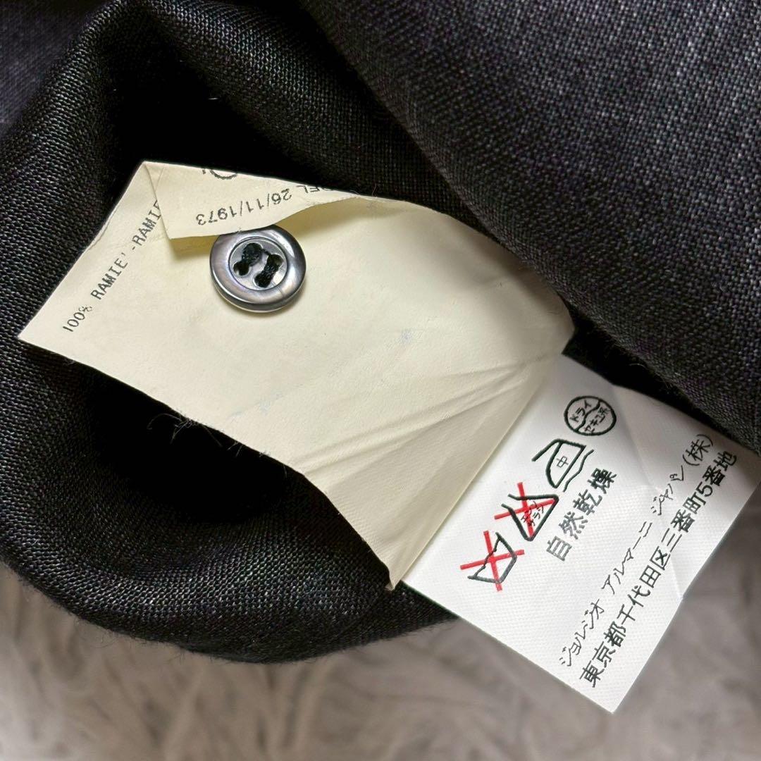 ARMANI COLLEZIONI 長袖ブラウス シャツ 42 グレー