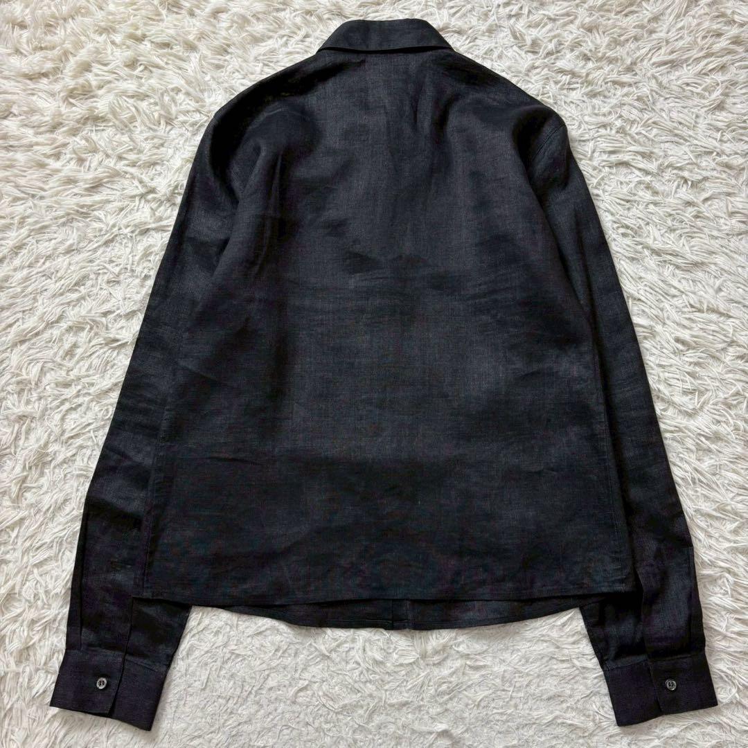 ARMANI COLLEZIONI 長袖ブラウス シャツ 42 グレー