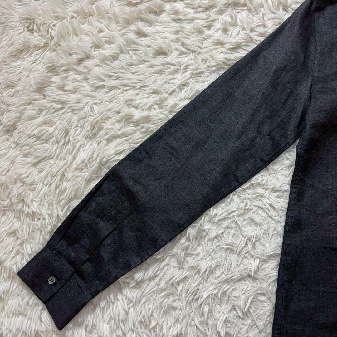 ARMANI COLLEZIONI 長袖ブラウス シャツ 42 グレー