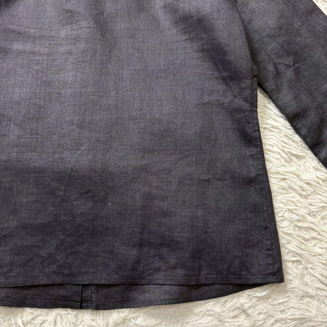 ARMANI COLLEZIONI 長袖ブラウス シャツ 42 グレー