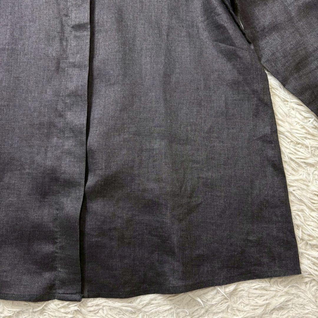 ARMANI COLLEZIONI 長袖ブラウス シャツ 42 グレー