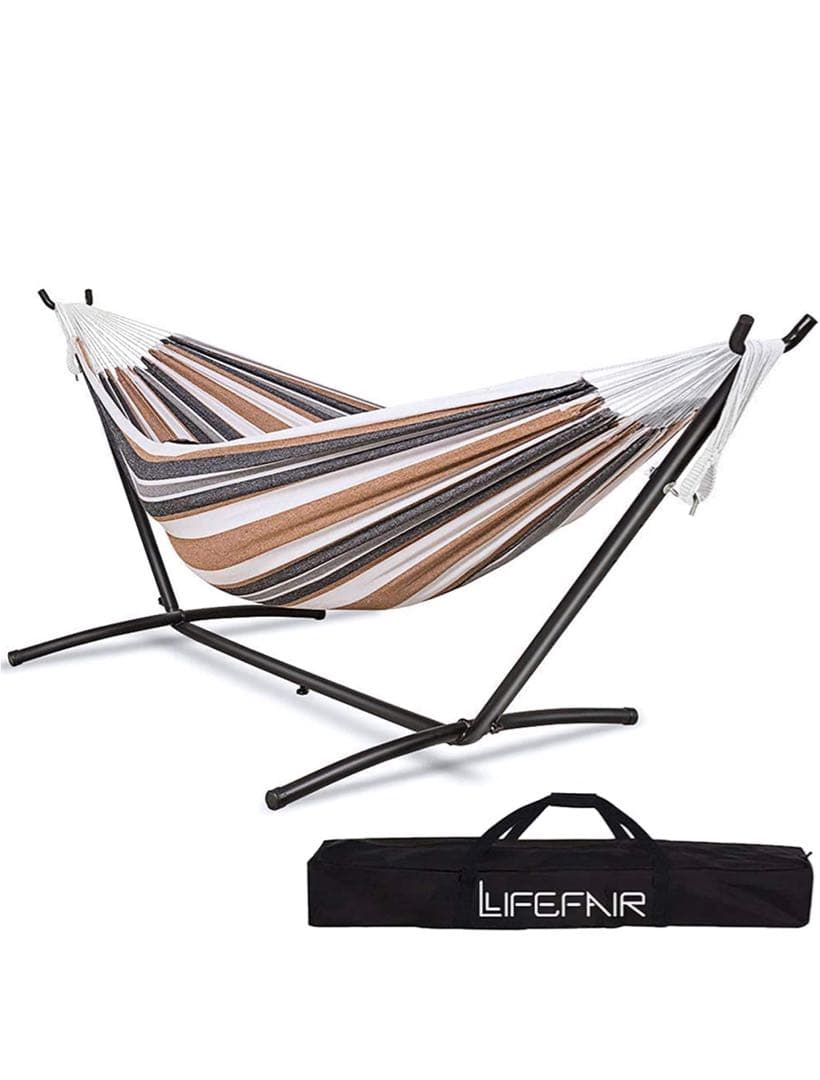 【未使用】LifeFairロングハンモック 自立式スタンド　キャンプ　アウトドア