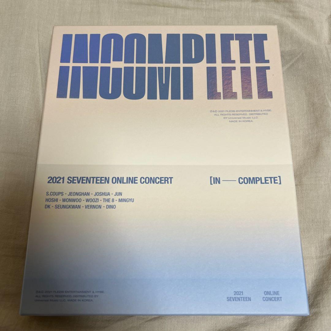 K-POP・アジア INCOMPLETE 2021 SEVENTEEN ONLINE CONCERT