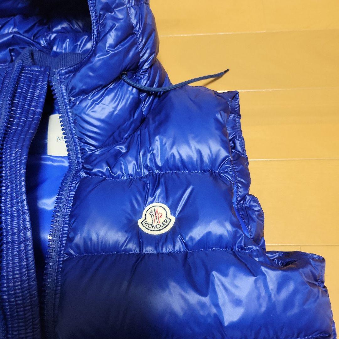 モンクレールダウンベスト バルトロメ ブルー サイズ２ MONCLER